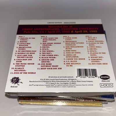 GRATEFUL DEAD • Dave's Picks 2024 49 50 51 52 w/ Bonus Disc