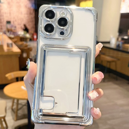 Funda tipo billetera con ranura para tarjeta de crédito a prueba de golpes para iPhone 14 15 Pro Max 11 12 13 - Imagen 10 de 11