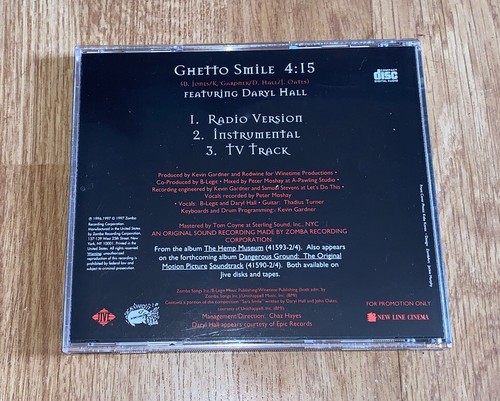 B-Legit – Ghetto Smile Promo CD Single Jive E-40 Too Short 1997 42400-2 Bay Area - Picture 3 of 3