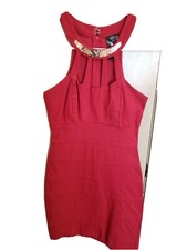 Trixxi Red Womens Dress Mini Clubwear Cocktail  Bodycon Size S Party Summer