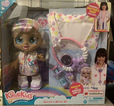 Kindi Kids Doctor's Dress Up - Marsha Mello, with Shopkins Stethoscope and More!