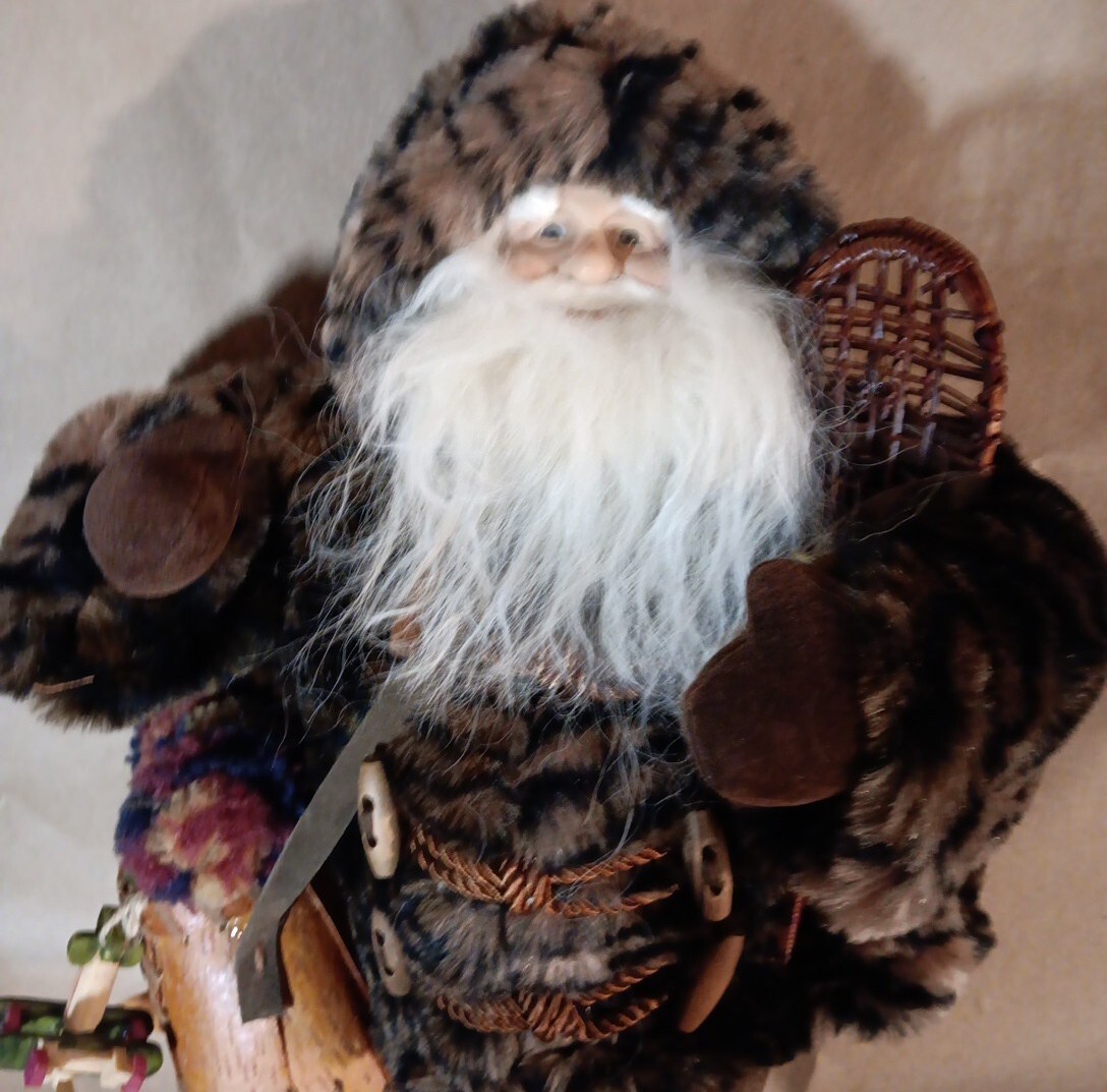 17" Mountain Man Trapper Frontier Hunter Doll Cabin Decor Figure