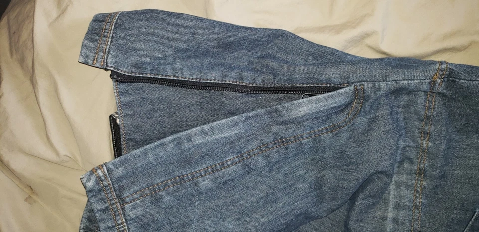 Мужские джинсы South Play размер L брюки на молнии подкладка пояс синий - Изображение 4 из 4