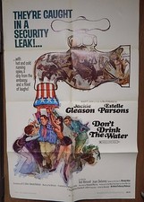 Don't Drink The Water 1969 Original 27x40 Single Sided Folded Movie Poster