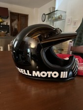 CASCO INTEGRALE BELL MOTO-3 CAFE RACER MONO CLASSIC GLOSS BLACK - NERO LUCIDO