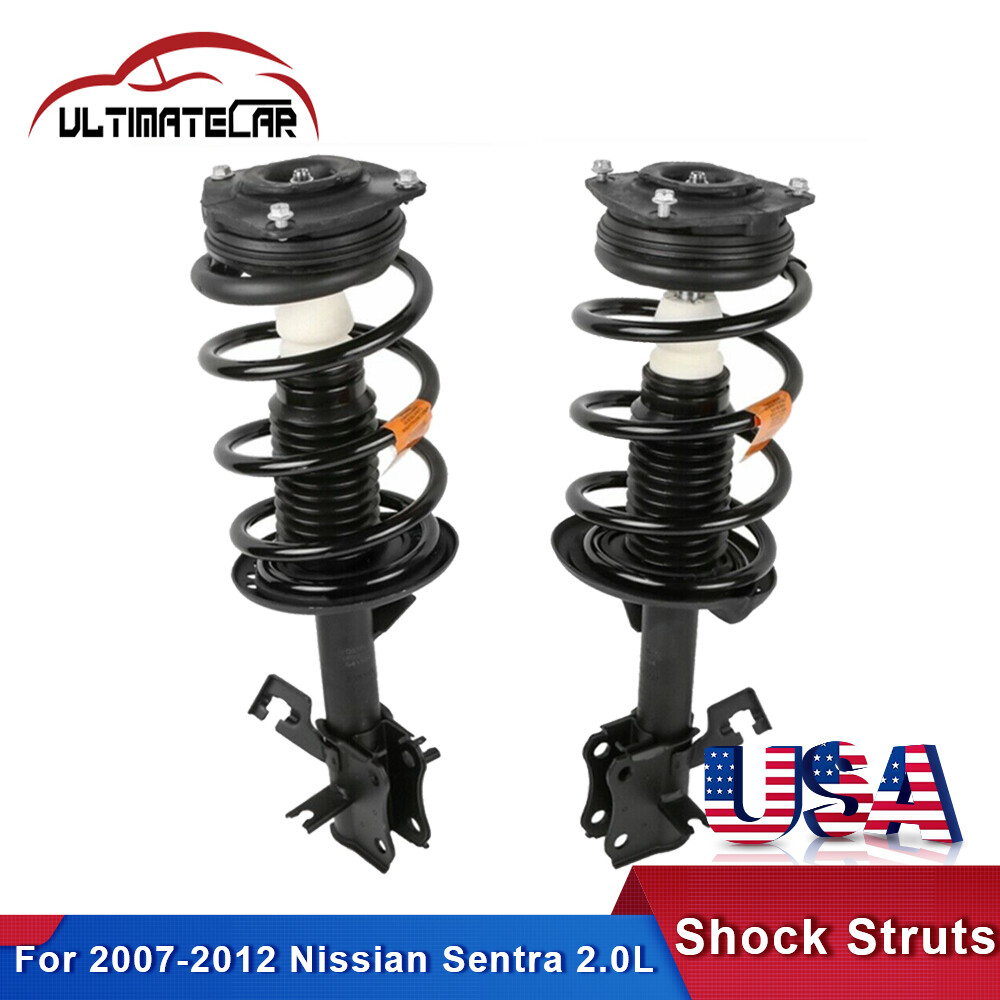Pair Front Complete Struts Shock For 2007-2012 Nissian Sentra 2.0L