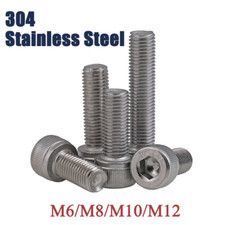 M6-M12 Cap Head Allen Bolts Socket Cap Head Screws 304 Stainless Steel