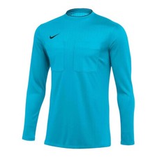Nike Men&rsquo;s Dri-FIT Football/Soccer Referee Jersey Teal Blue DH8027-447 Sz Medium