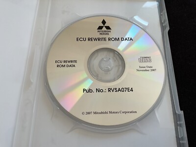  MITSUBISHI ECU Software CD ROM L 200 KA4T - KB4T 2007 /  2008 RSVA07E4 M.U.T