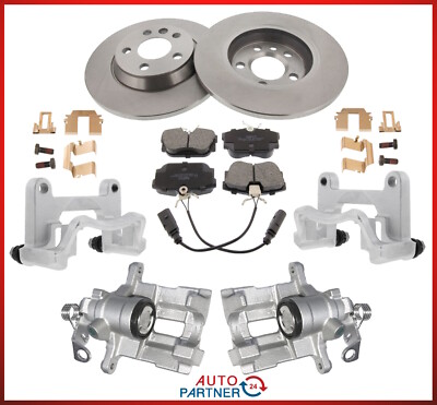 2x Bremssattel Bremsscheiben Beläge Halter für VW T4 Bus hinten PR 2E3 Halter