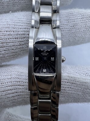 APPELLA GENEVE STAINLESS STEEL QUARTZ SWISS MADE LADIES WRIST WATCH.