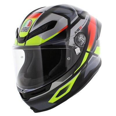 セキュリティ・セーフティ AGV K6 AGV K6 S Erazer motorcycle helmet black red fluo yellow | eBay