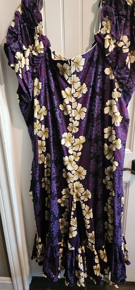 Vestido de Casa de Playa Vintage Hilo Hattie Hawaiano Muumuu Talla 4X Floral Caftán Foto 3 de 3