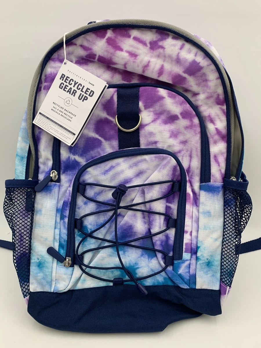 Purple Navy Laguna Tie-Dye Backpack & Lunch Box Bundle