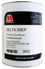 Millers Oils Delta 00EP Semi Fluid Grease, Lithium NLGI No.00