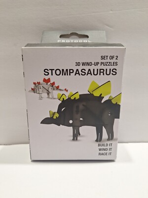 Protocol 3D Wind Up Puzzle Stompasaurus Build It Wind It Race It