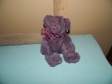 RUSS - Bears From THE Past , Purple BEARBERRY Teddy Bear Stuffed Plushy