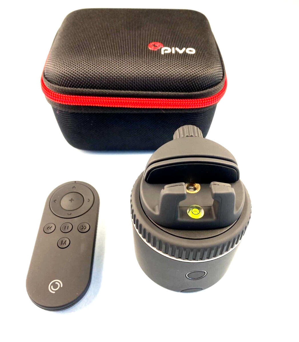 Pivo Pod Silver with Remote and Travel Case - Fast Auto Tracking 