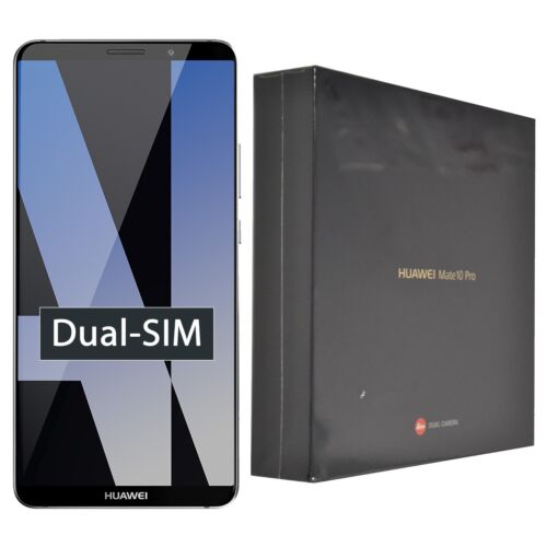 New Huawei Mate 10 Pro BLA-L09 128GB Grey Dual-SIM Factory Unlocked 4G/LTE GSM - Picture 1 of 5