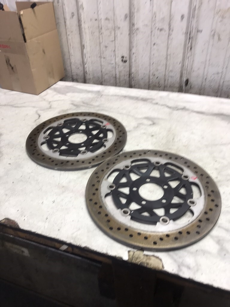 フリープラス 03 Kawasaki ZX 12 R ZX1200 1200 C Ninja Front Brake Rotors | eBay