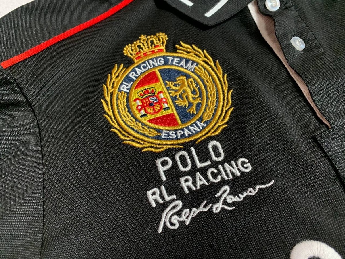 Vintage Polo Ralph Lauren RL Racing Espana #3 Polo Shirt Spain | eBay