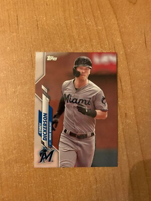 2020 Topps Series 2 - Corey Dickerson - #592 Advanced Stats Parallel #d /300