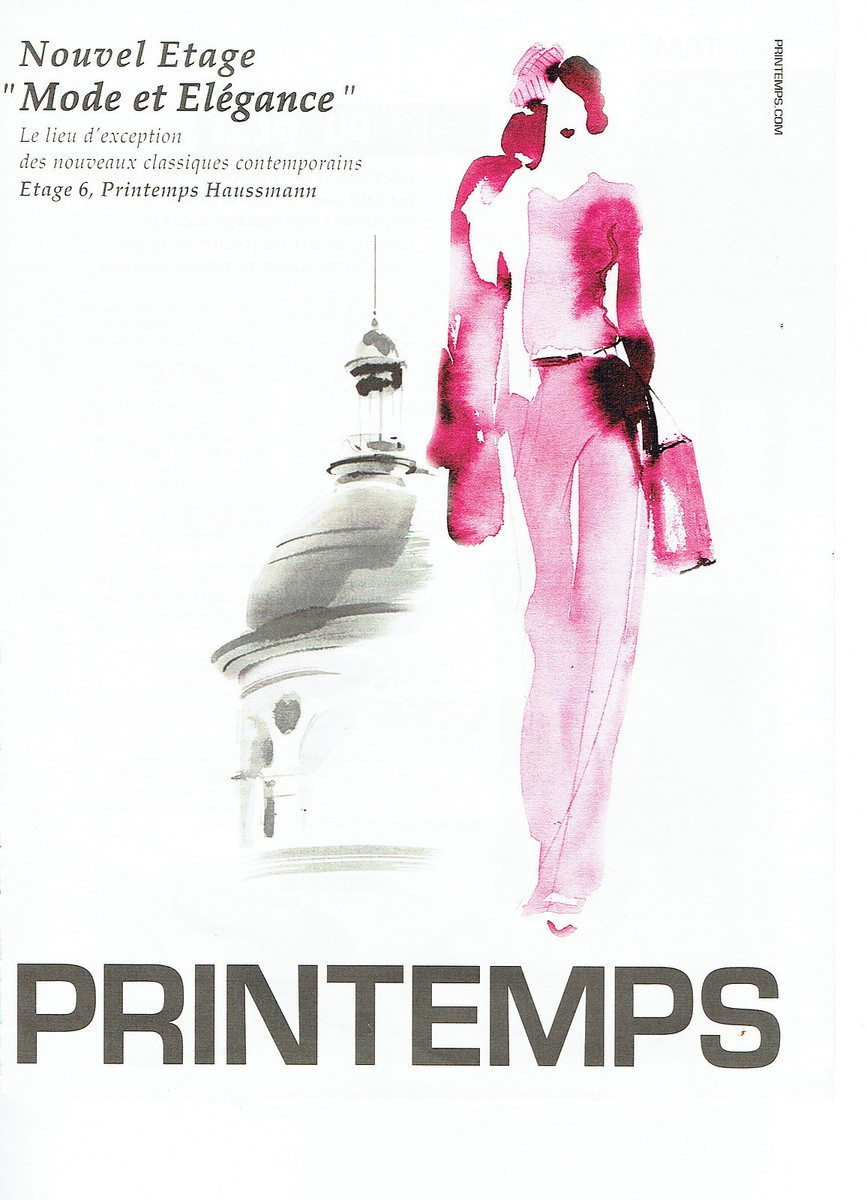 Publicité Advertising 107 2011 Magasin Printemps Haussmann mode