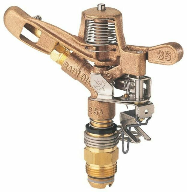 Buy Rain Bird 35ADJTNTB Adjustable Brass Impact Sprinkler online | eBay