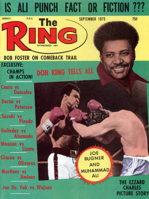 Don King Muhammad Ali And Joe Bugner Ring Boxing Magazine Cover Photo