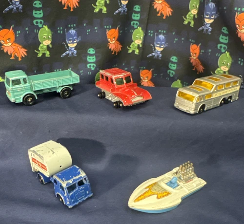 VINTAGE LESNEY MATCHBOX DIECAST CAR  Lot Of 5 MADE IN ENGLAND RARE!