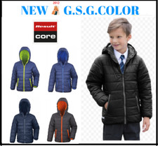 Giacca BAMBINO RAGAZZO  da 2 a 14 anni Giacca imbottita e cappuccio Junior Youth