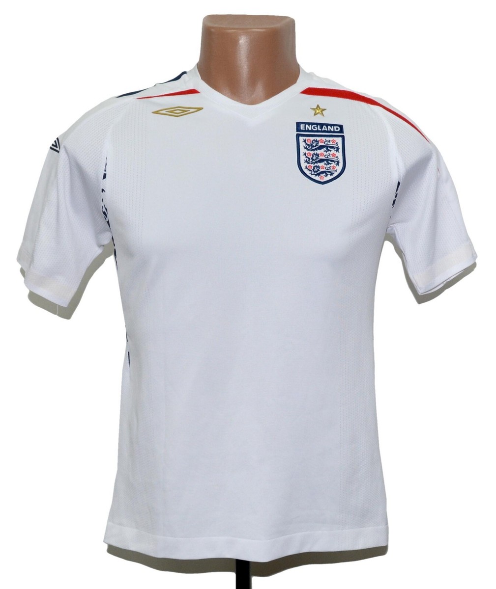 Umbro イングランド代表 サッカーシャツ 2007-2009 ENGLAND NATIONAL TEAM 2007/2009 HOME FOOTBALL SHIRT UMBRO L
