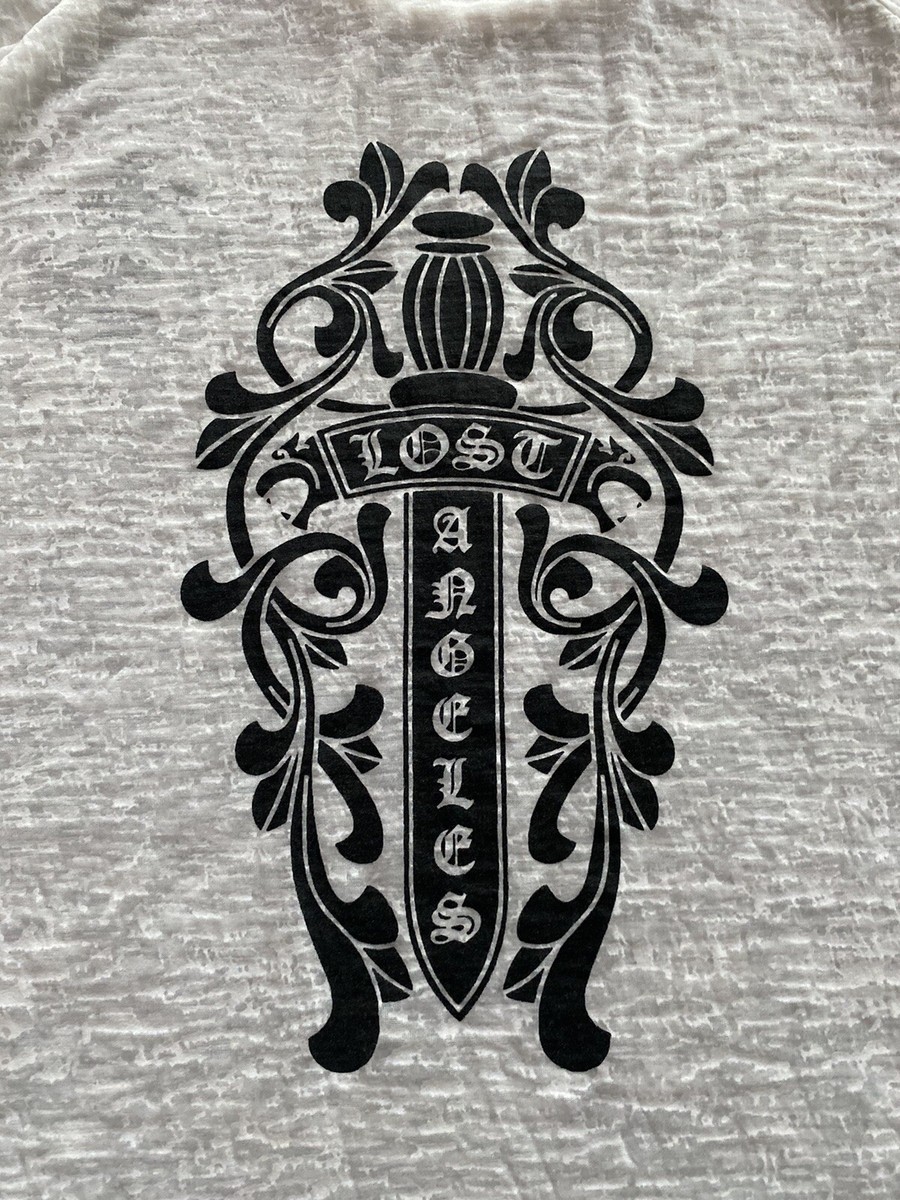 トップス A&G AMAL GUESSOUS y2k Old English Tee XL Vintage Y2K A&G Amal Guessous Long Sleeve Black Tee Size XL