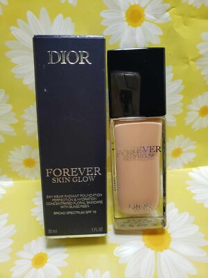 DIOR FOREVER SKIN GLOW 24H FOUNDATION #3WP WARM OLIVE GLOW 1 Oz NIB 05/26