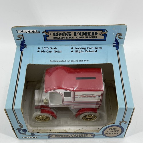 VTG Sealed 1987 ERTL 1905 Ford Delivery Car Bank Diecast Metal 1:25 True Value - Picture 12 of 12