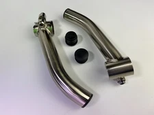 TITANIUM STEEL Bar ENDS 225 grams Hybrid HANDLEBAR EXTENSION HANDLEBARS NEW SET