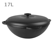 Казан Чугунный Азиатский 17л Ситон Cast Iron Kazan Qazon Syton*