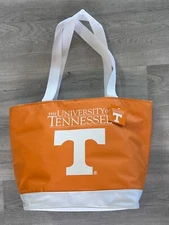 University of Tennessee Large Tote Purse Bag Cooler Orange Zipper Top NOS