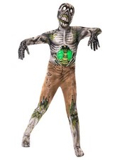 Boys Radioactive Zombie Bodysuit Halloween Costume Medium 8 