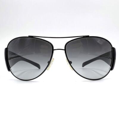 Prada Sunglasses Black Non-prescription SPR64I Full Rim 