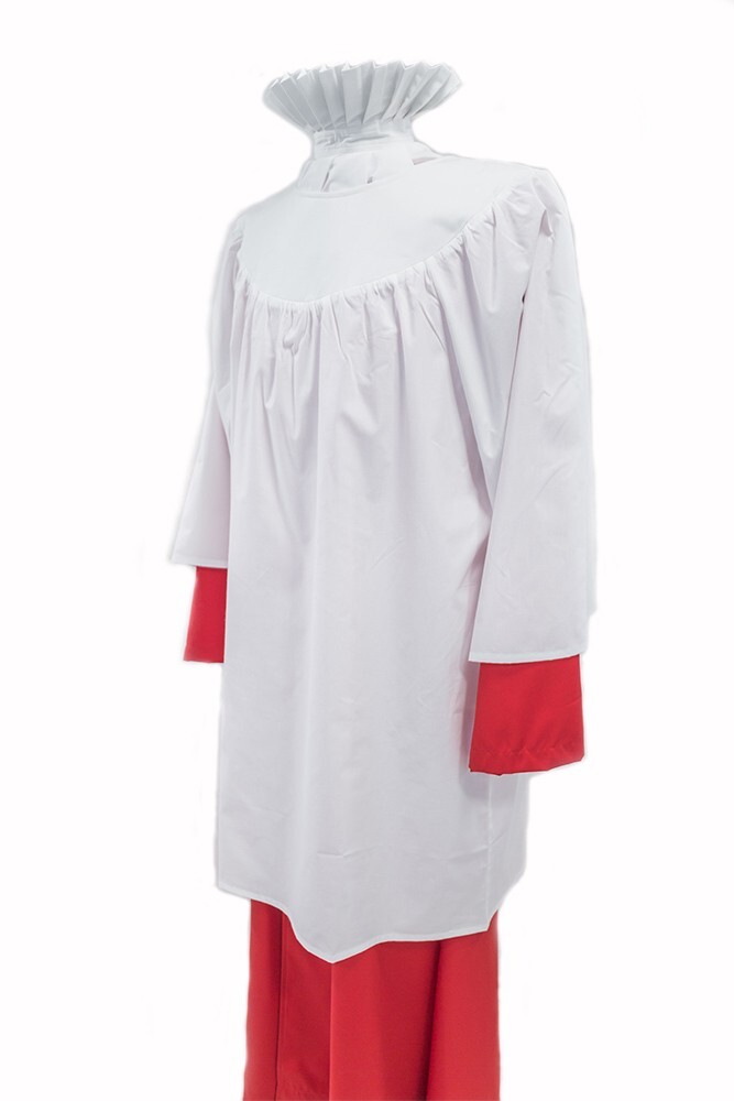 Adults Choristers Ruff Choir Gown White Collar Church Accessory eBay