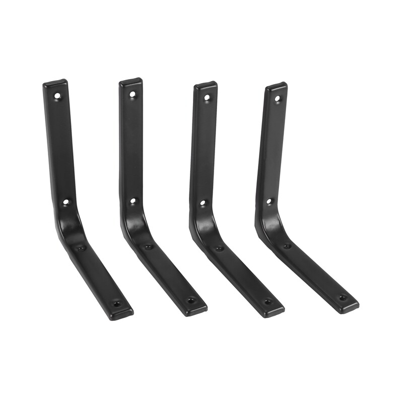 8 PCS Iron Wall Shelf Bracket, 6 x 5 Inch Heavy Duty Shelf Support
