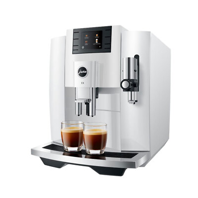 Jura E8 Piano White (EC) Kaffeevollautomat Kaffeemaschine Espressomaschine Coffe