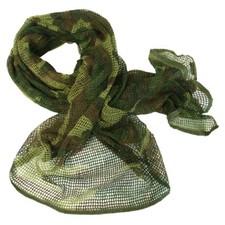MILITARY SCRIM NET TACTICAL SCARF COMBAT SORGO ARMY PATROL NETTING WOODLAND CAMO