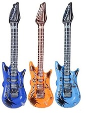 Guitar Inflatable Large 42" Toy Music Birthday Party Tik Tok Prop Decoration