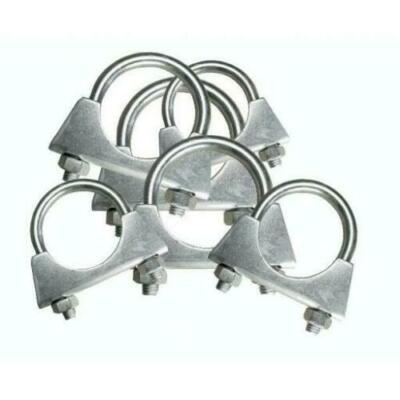 48 x verschiedene Pack Auspuffschellen 40 mm - 65 mm Clips U-Bolzen - AP37x2