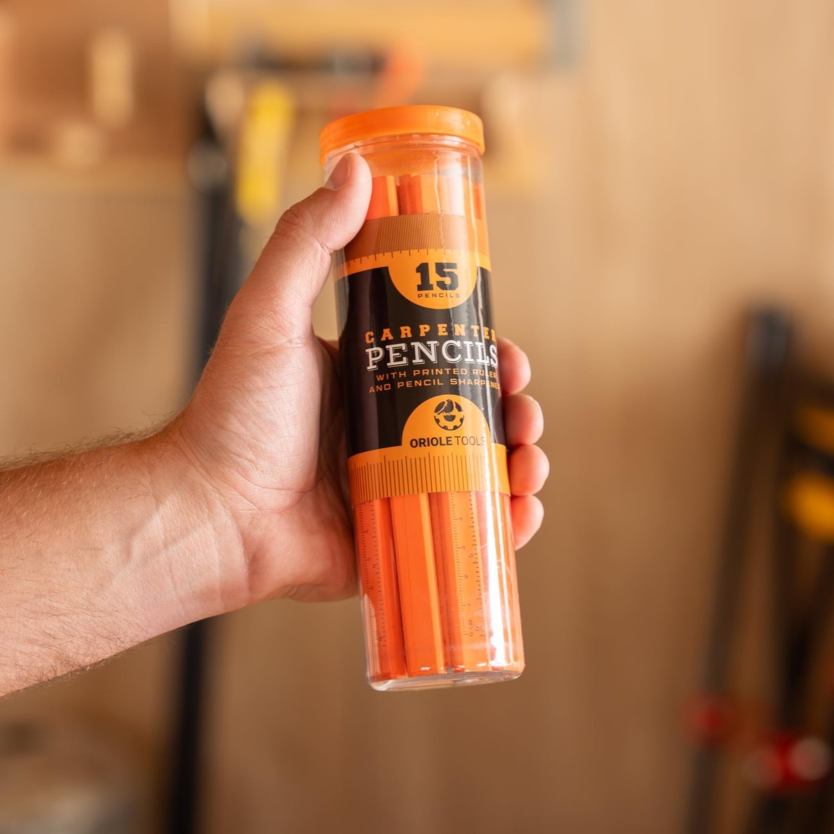 14 Pcs Carpenter Pencil Set,Flat Octagonal Hard Black Carpenter Marking Pencils With Pencil Sharpener Retractable - View #11