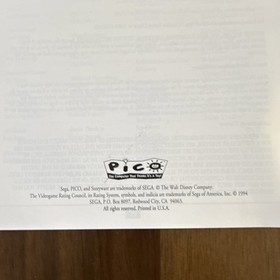 SEGA Pico System Manuals & Parents' Guides Lot - English - Original
