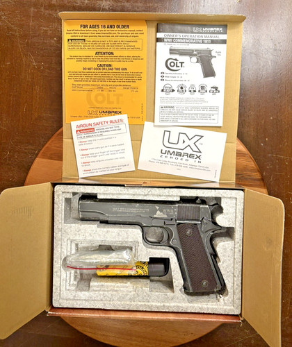 COLT Limited Edition 126/500 WWII Commemorative 1911 Air gun, .177 caliber, NICE
