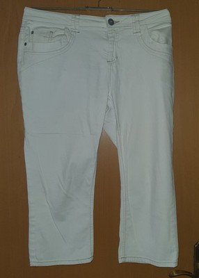 Weiße Capri Jeans / 3/4 * Zero * Größe 40